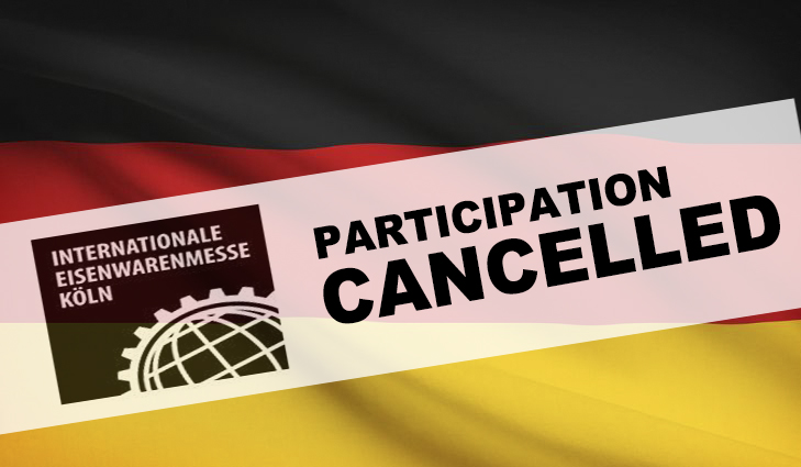 EISENWARENMESSE 2020 Participation Cancelled