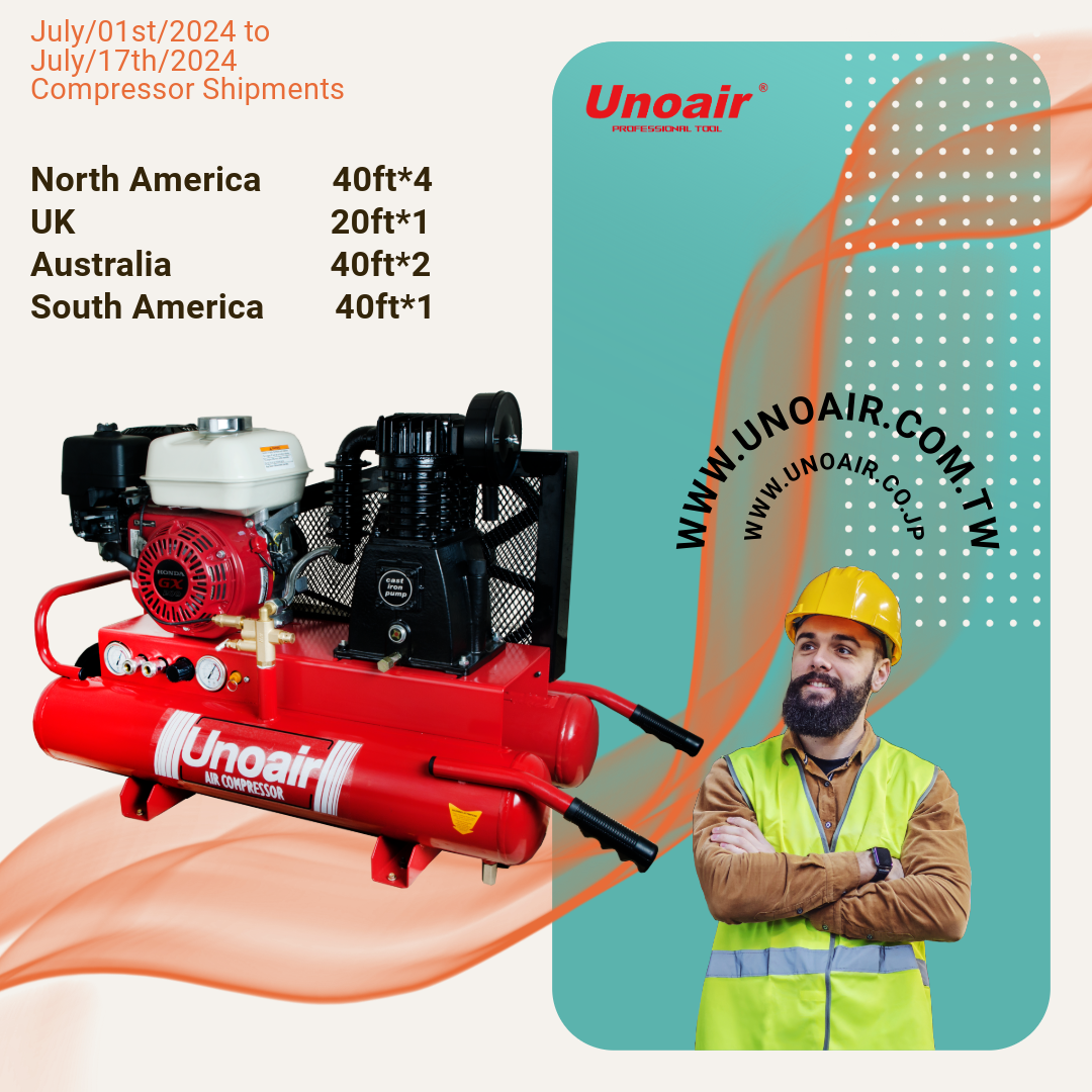 UNOAIR Weekly Update 07/17/2024 July Compressor Shipment Update