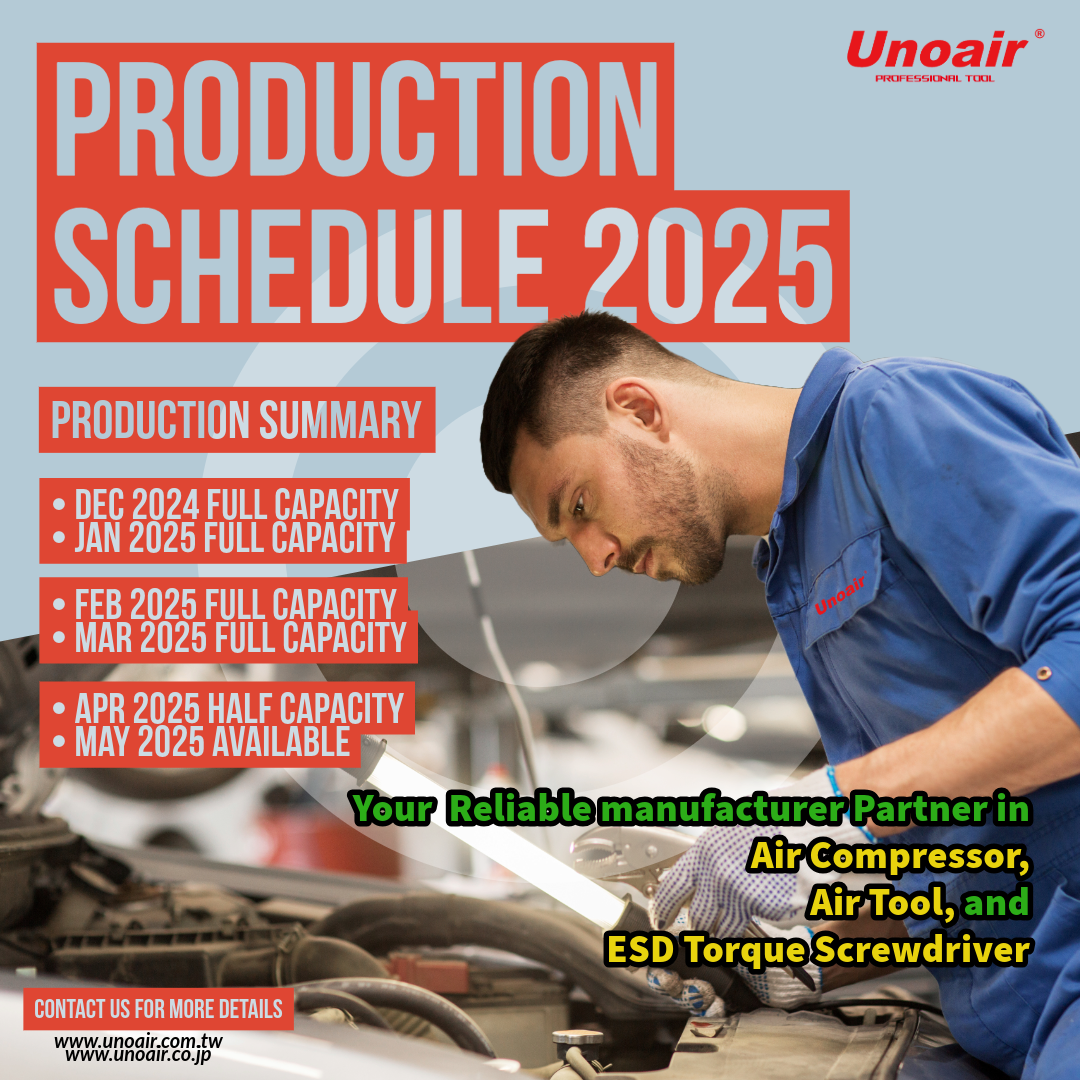 UNOAIR Weekly Update 12/18/2024 Production Schedule 2025