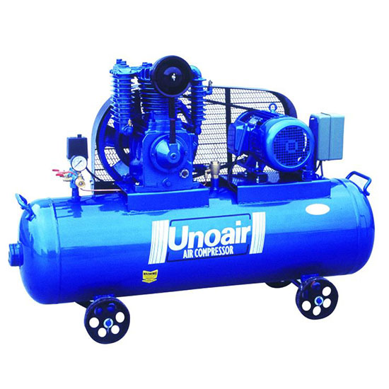 TWO STAGE BELT DRIVE AIR COMPRESSOR
